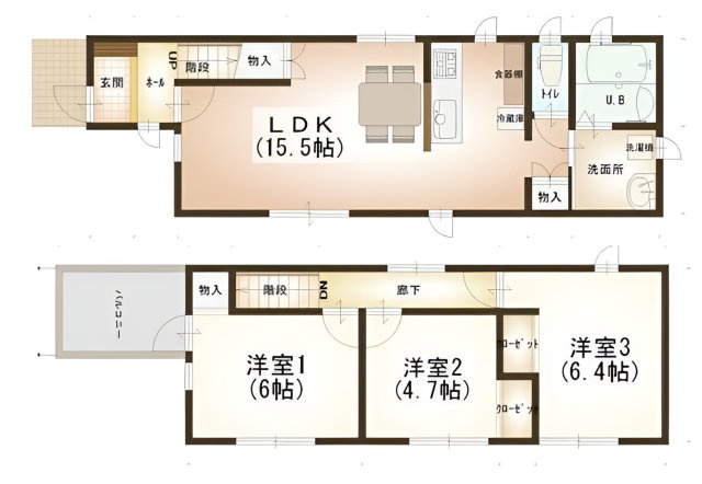 【間取り】 | 錦町ドリームハウス