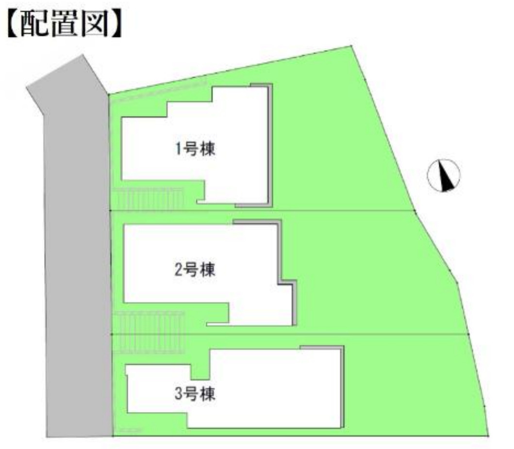 高田駅/横浜市港北区高田東3丁目　新築戸建【仲介手数料無料】の区画図