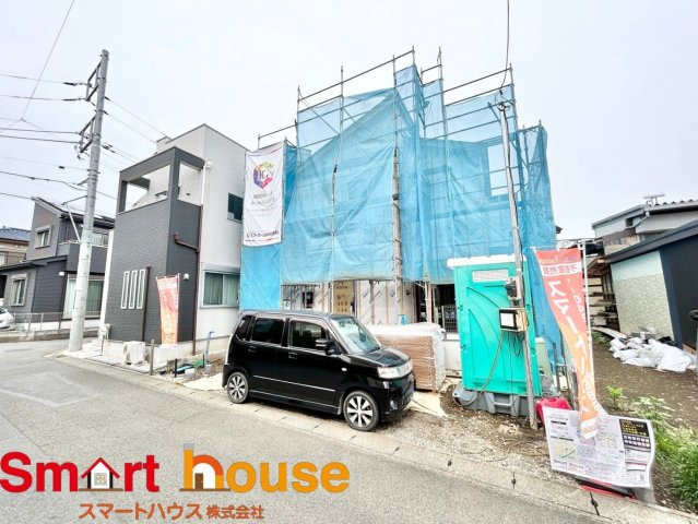 綾瀬市寺尾西　専任物件の前面道路含む現地写真