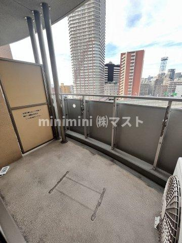 ルクレ阿波座レジデンスのバルコニー