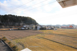 【展望】 | 豊かな田園風景が広がります。
パルティール　205号室　2022/2/17撮影