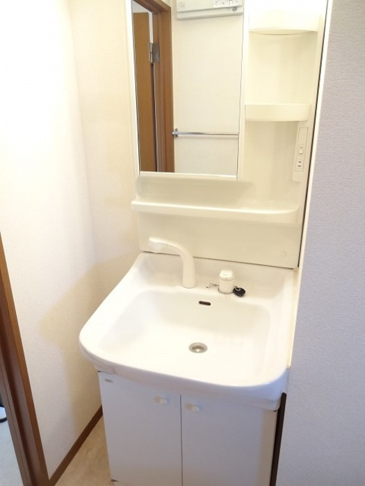 熊本市南区田迎５丁目のアパートの独立洗面台