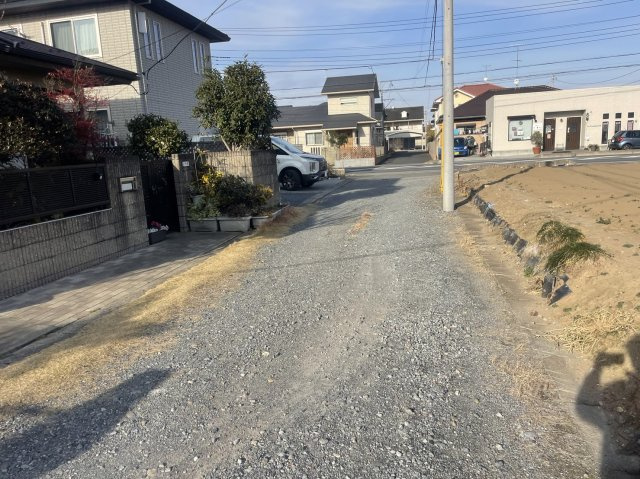 深谷市田谷 1499万 中古の前面道路含む現地写真|現地前面道路（2023年12月19日）撮影