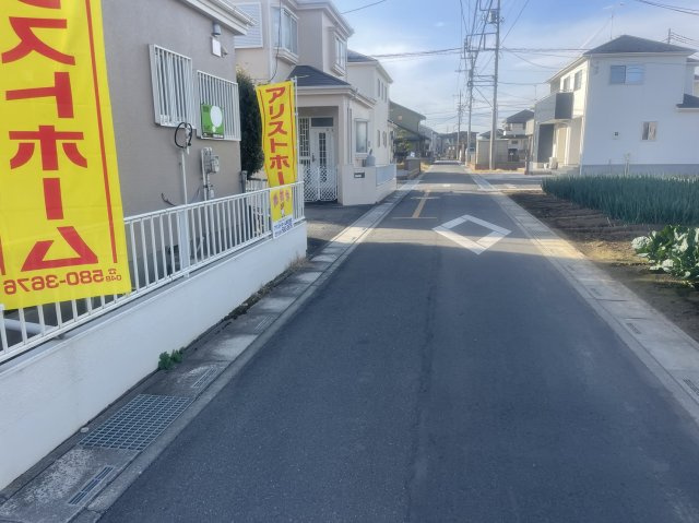 深谷市原郷　中古戸建の前面道路含む現地写真|現地前面道路（2023年12月19日）撮影