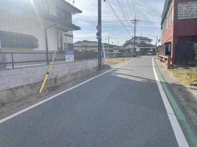 【前面道路含む現地写真】 | 深谷市普済寺  中古 | 現地前面道路（2023年12月19日）撮影