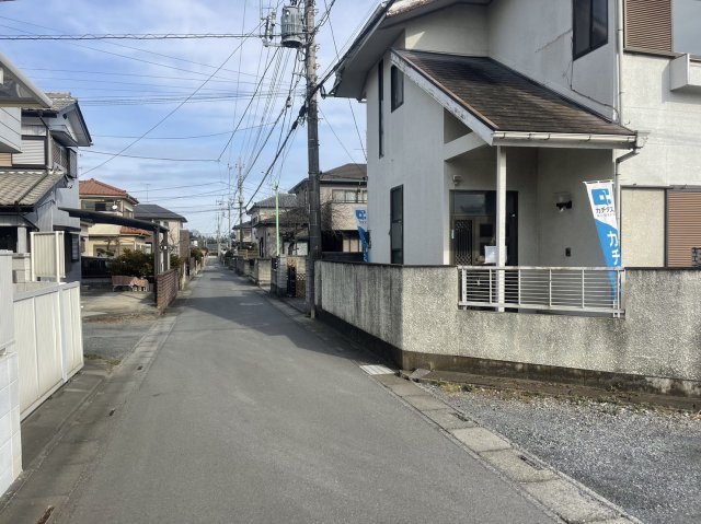 深谷市上野台　中古戸建の前面道路含む現地写真|現地前面道路（2023年12月19日）撮影