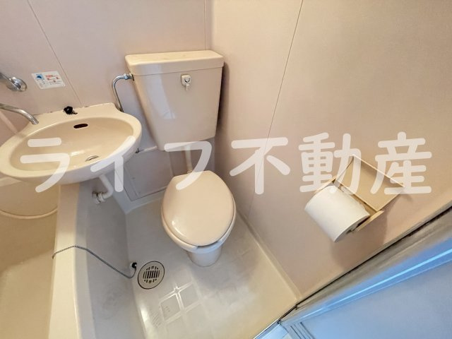ユーケンビルⅡのトイレ|清潔感のあるトイレです
