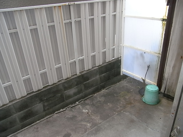 寺口ハイツのバルコニー