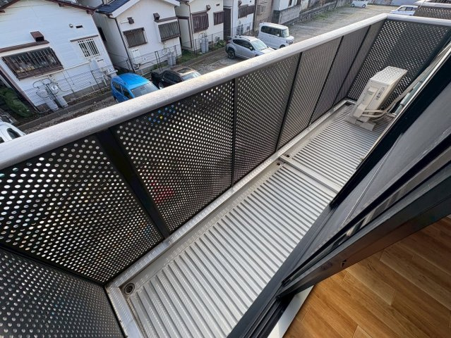 クレールハイツのバルコニー