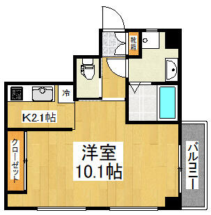 ガーデンビィラ参番館の間取り