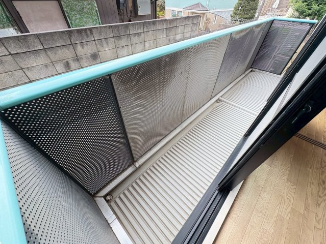 ストークハイムＢ棟のバルコニー