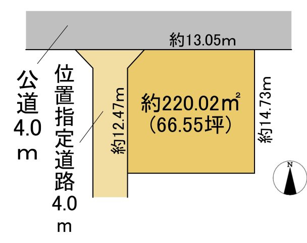売土地　垂井駅南の土地図|区画図