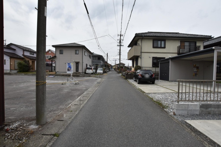 売土地　垂井駅南の前面道路含む現地写真|現地(2022年3月29日)撮影