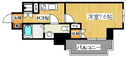 ドゥーエ国府台の間取り