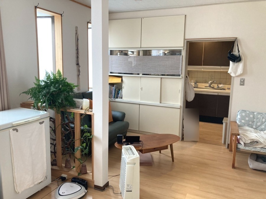 中古戸建　大垣市中川町４丁目　昭和59年築の居間・リビング|２階リビング