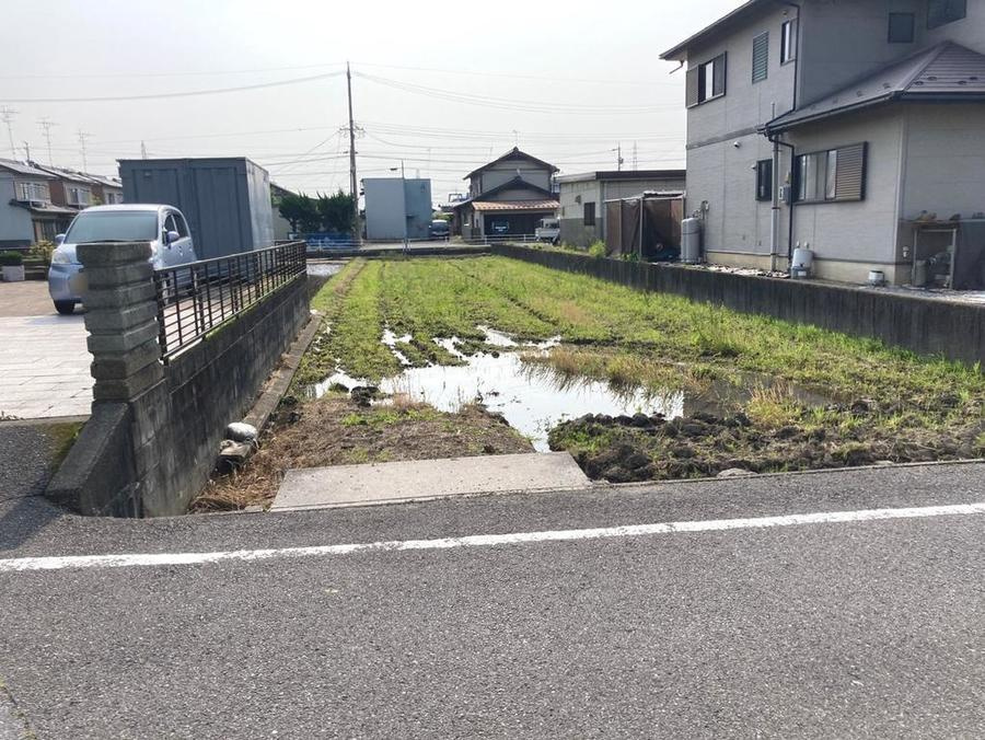 売土地　大垣市赤坂町字六町　136.42坪の外観|現地（2023年5月22日撮影）