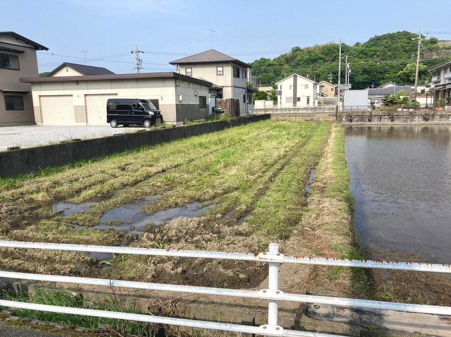 売土地　大垣市赤坂町字六町　136.42坪の外観|現地（2023年5月22日撮影）