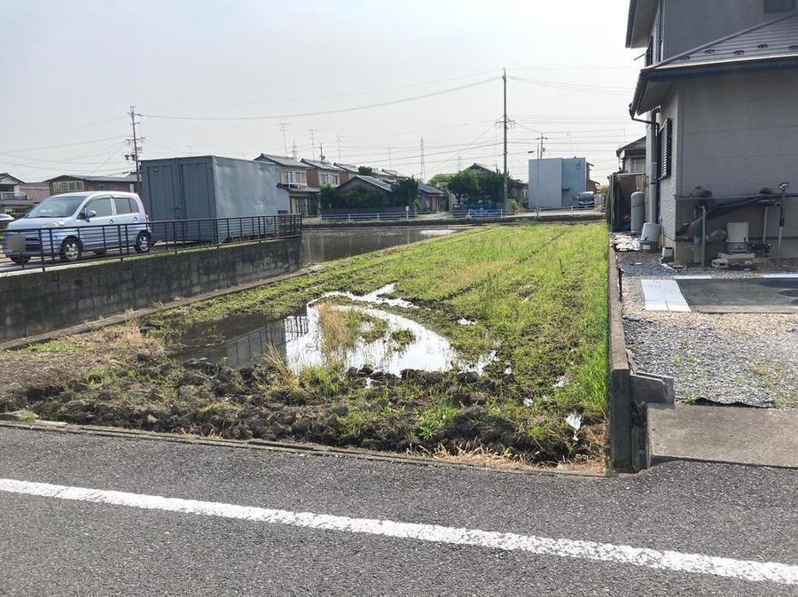 売土地　大垣市赤坂町字六町　136.42坪の外観|現地（2023年5月22日撮影）