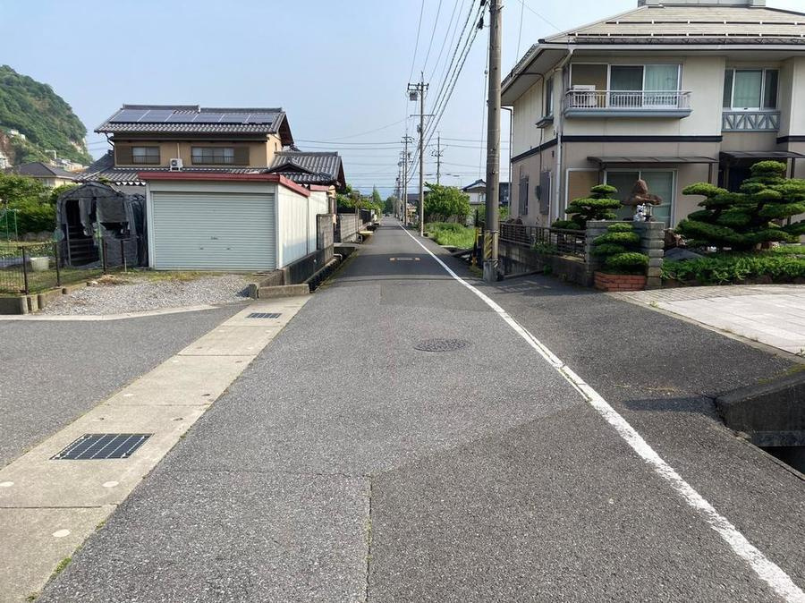 売土地　大垣市赤坂町字六町　136.42坪の前面道路含む現地写真|現地（2023年5月22日撮影）