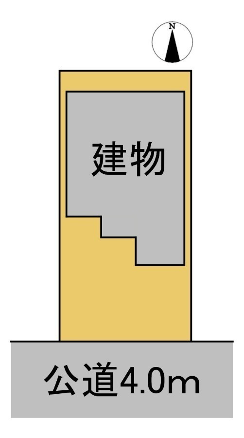【商談中】中古戸建　大垣市三津屋町1丁目　昭和51年築の区画図|区画図