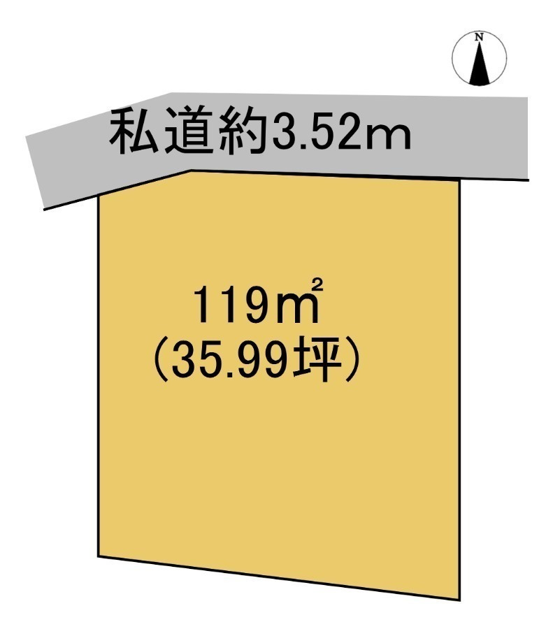売土地　大垣市室村町1丁目　35.99坪