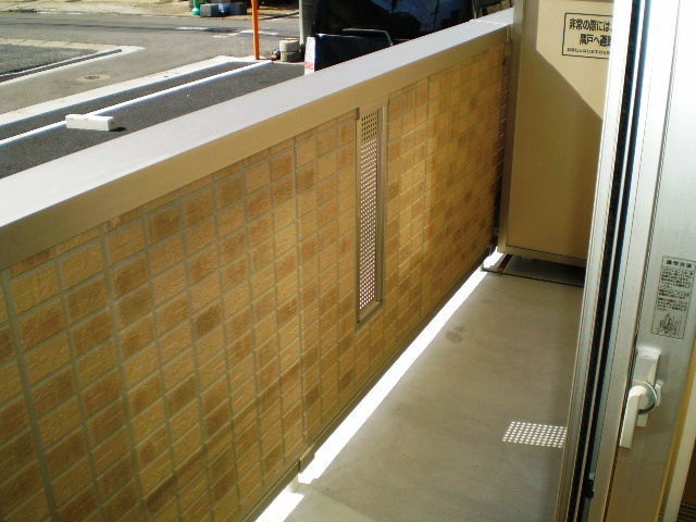 クレール市川のバルコニー