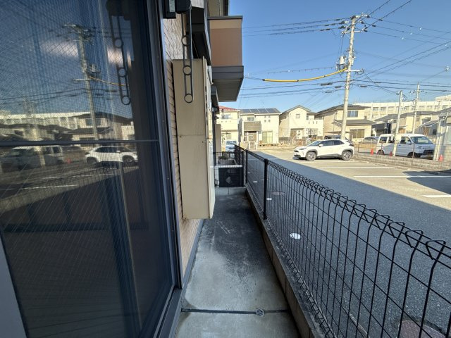 エクセル英賀保八十八　Ａ棟のバルコニー