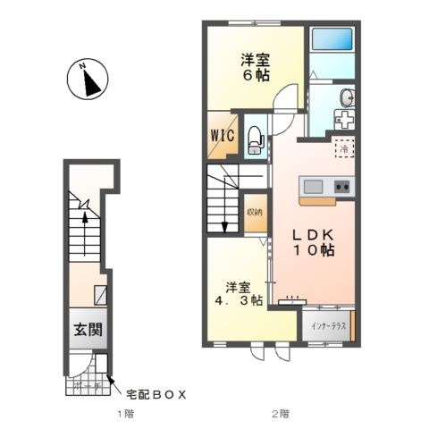 【間取り】 | ノーブル吉川