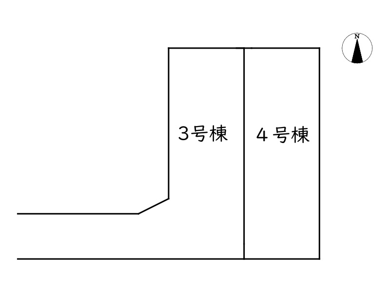 姫路市田寺2丁目／5区画の区画図
