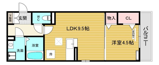 【間取り】 | アーバンハイツ段上