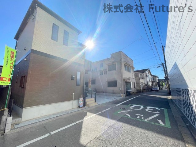 流山市流山3丁目　新築戸建　全2棟　2号棟の前面道路含む現地写真|前面道路含む現地写真です。