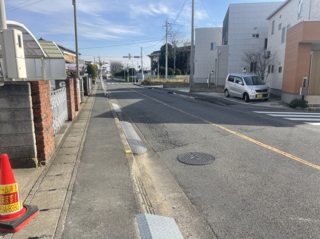 深谷市上柴町西５丁目　中古戸建の前面道路含む現地写真|現地前面道路（2023年12月19日）撮影