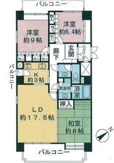 【間取り】 | パブリコーポ河原町