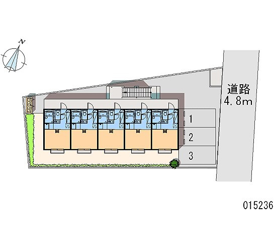 レオパレスフロイデの区画図