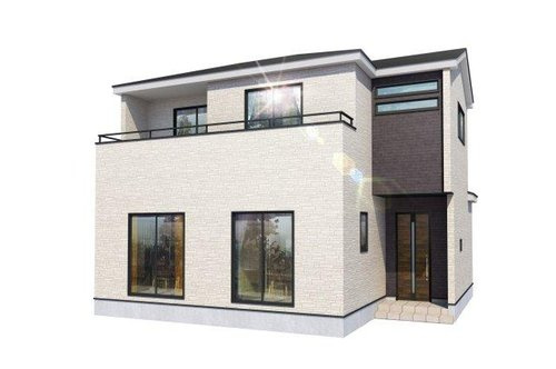 グラファーレ　岡山市南区大福(第2)【仲介手数料無料】の外観パース