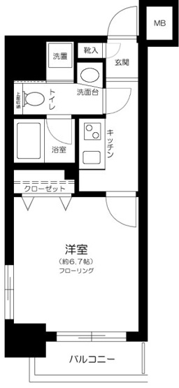 【間取り】 | プレール・ドゥーク京橋