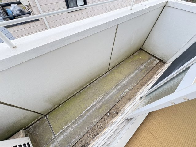 ドミール北国分のバルコニー