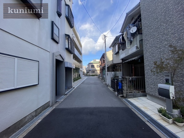 大阪市城東区関目5丁目の前面道路含む現地写真