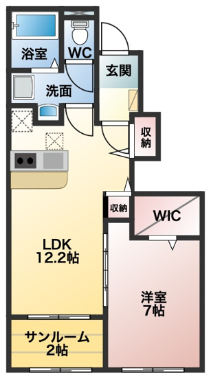 【間取り】 | ティーズ カーサソレアードⅠ