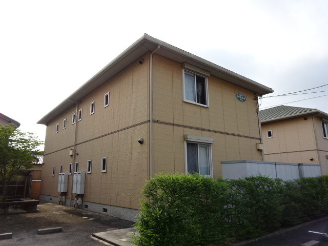 倉敷市酒津のアパートの外観
