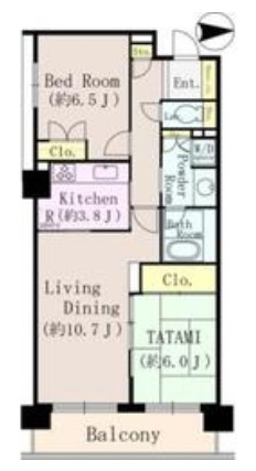 府中パークホームズの間取り