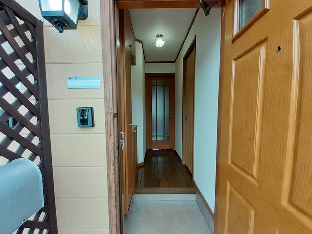 パレクロスロードＤの玄関|玄関