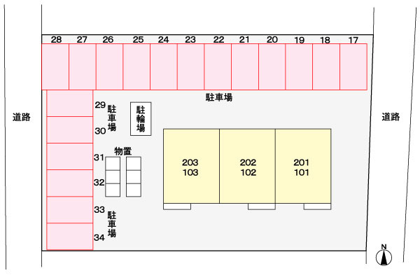アイランドヘヴンⅡの駐車場|駐車場