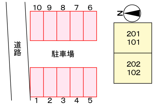 メールグランの駐車場|駐車場