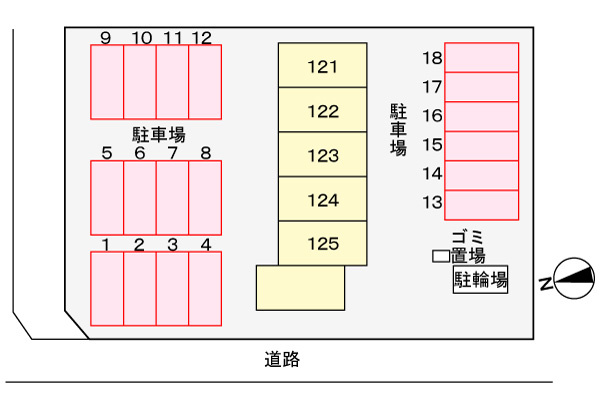 インヴェルノ　セレーノの駐車場|駐車場
