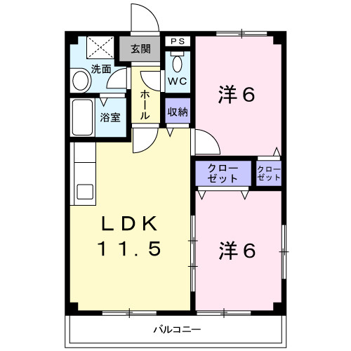 カ－サスズキの間取り|間取図