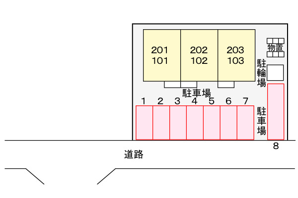 ファミーユ・ド・アンジュの駐車場|駐車場