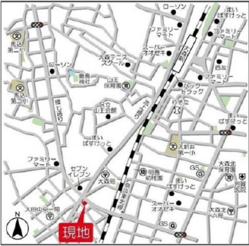 アストリアの地図