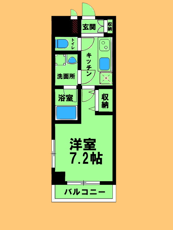 VANCOUVER1118大曽根の間取り|間取り反転タイプ