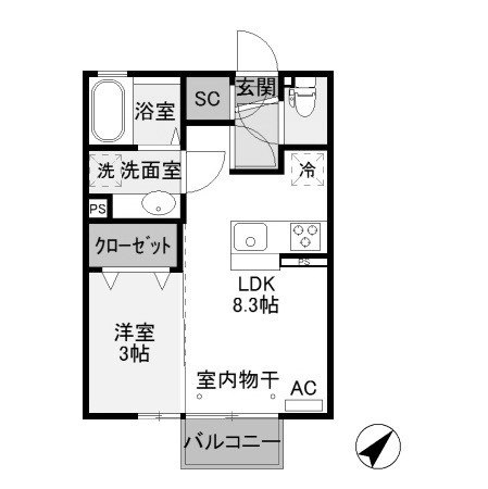 【間取り】 | クレストタウン　Ｃ